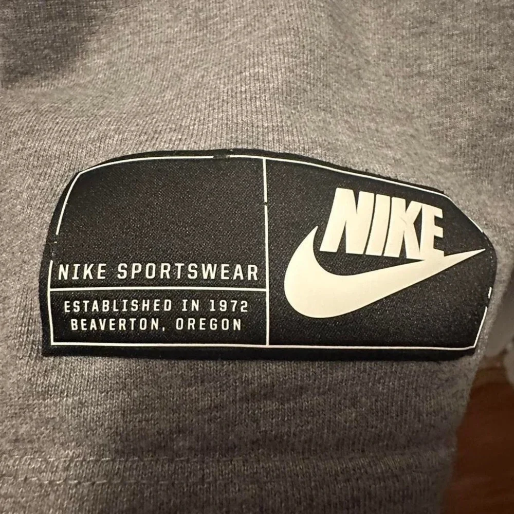 Nike Baseball Athletic Cut‎ Shirt Navy Blue and Gray Boys Large